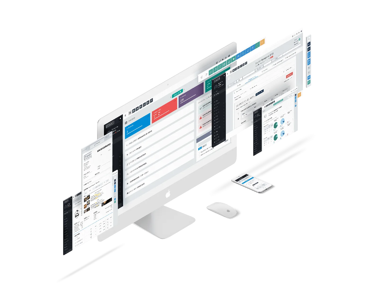 Captures d'écran SEXTAN FOR CATERING sur desktop et mobile